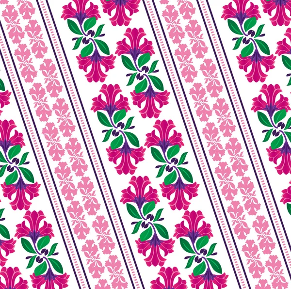 Patrón de fondo de pantalla floral — Archivo Imágenes Vectoriales