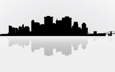 Şehir Manhattan panorama