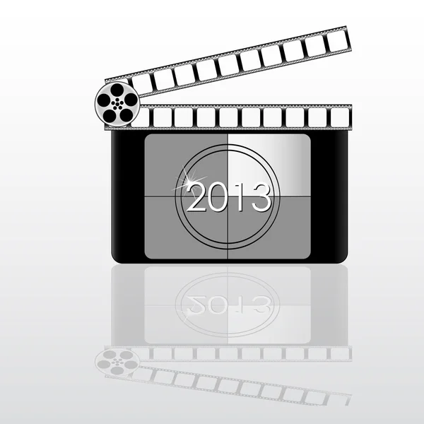 2013 rok filmu odpočítávání — Stockový vektor