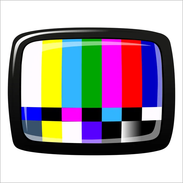 Tv - señal NTSC — Vector de stock