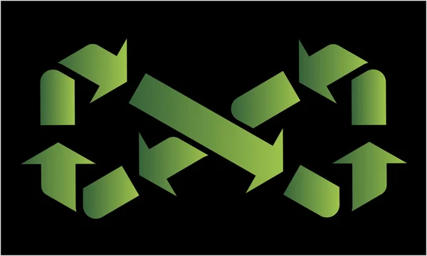 Infinity recycle szimbólum — Stock Vector