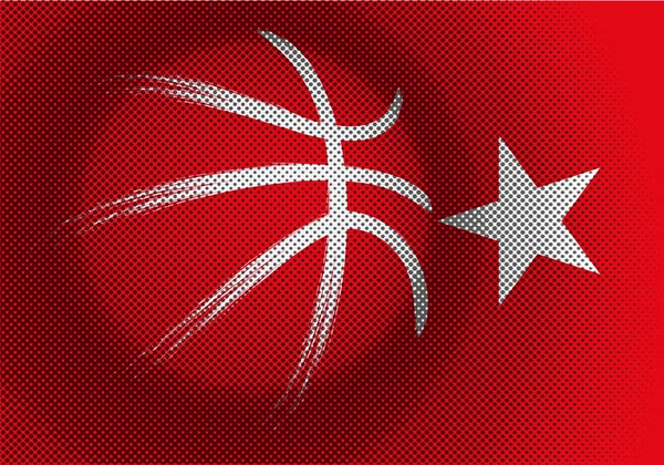 Panneau basket turc — Image vectorielle