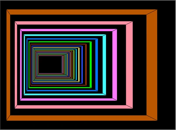 Espace abstrait coloré — Image vectorielle