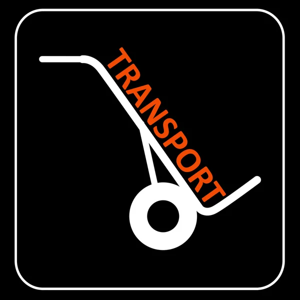 Símbolo de transporte gratuito — Vector de stock