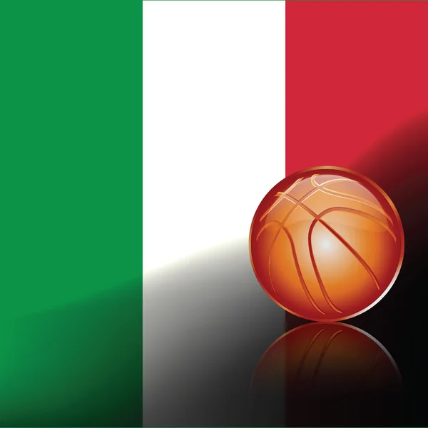 Panneau de basket italien — Image vectorielle