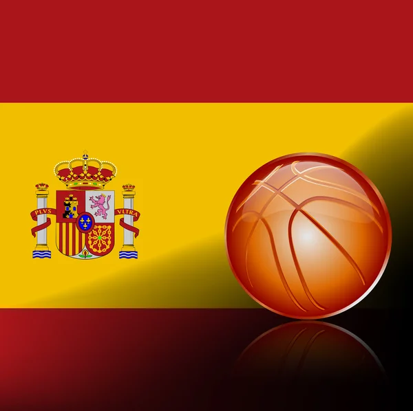 Sinal de basquete espanhol — Vetor de Stock