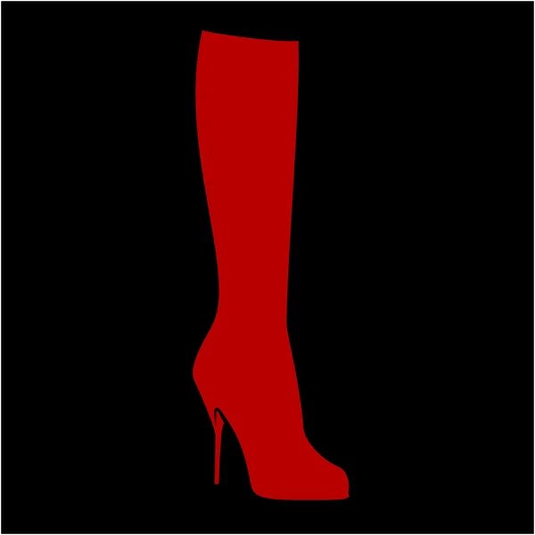 Szkic boot kobiety — Wektor stockowy