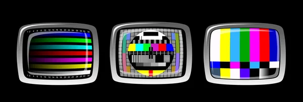 Tv - modèle de test de couleur — Image vectorielle