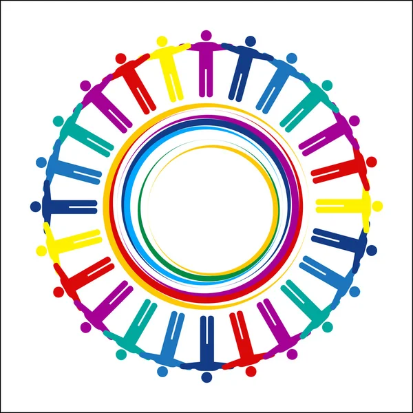 Kleurrijke planeet congestie — Stockvector