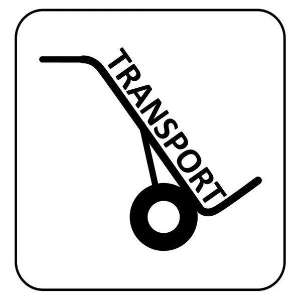 Símbolo de transporte gratuito — Vector de stock