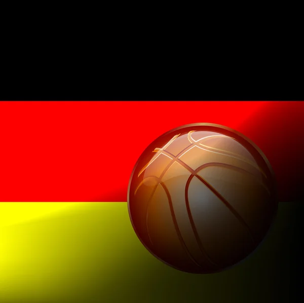 Alemania baloncesto signo — Vector de stock