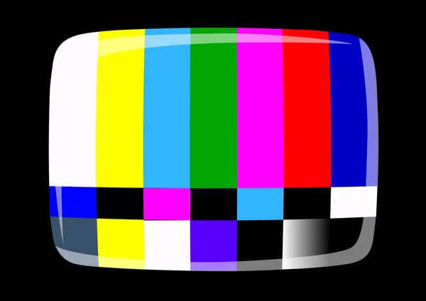 Tv - señal NTSC — Vector de stock