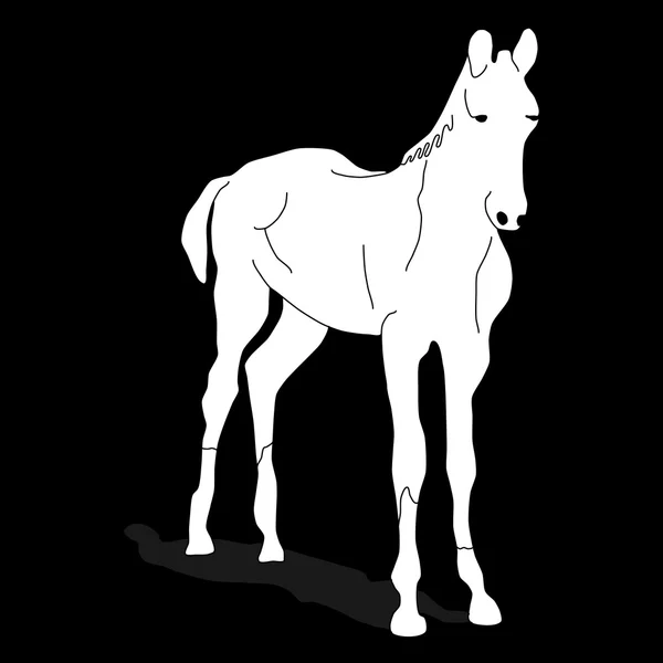 Animal - signe du cheval — Image vectorielle