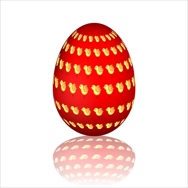 Chickens, Easter egg — Stock Vector