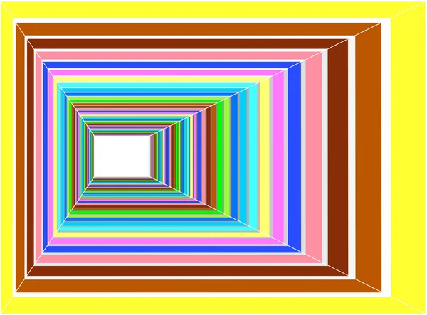 カラフルな抽象的な空間 — ストックベクタ