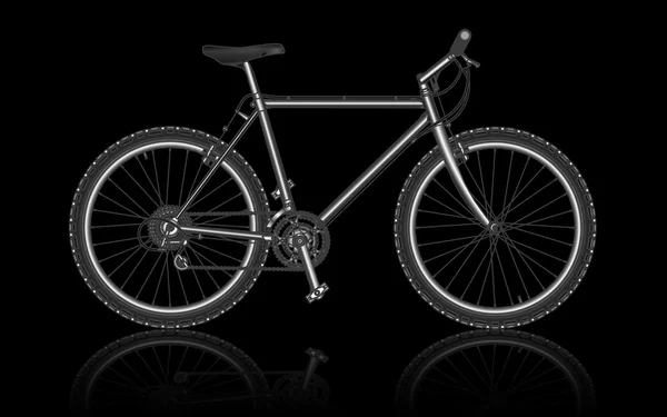 Гірський велосипед — стоковий вектор