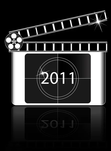 Year Film countdown — Stock Vector