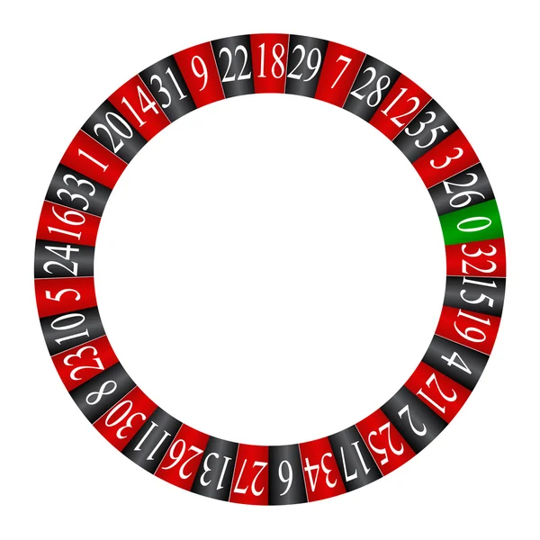 Rueda de ruleta — Vector de stock