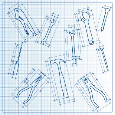 Araçlar blueprint eskiz