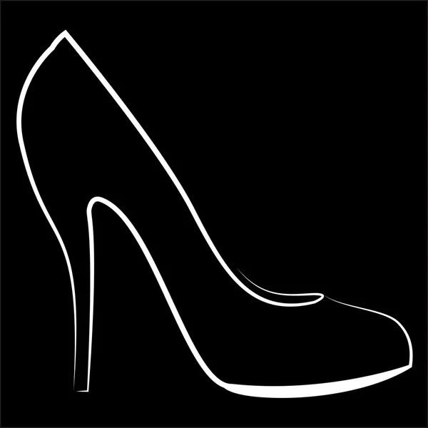 Vrouw schoen — Stockvector