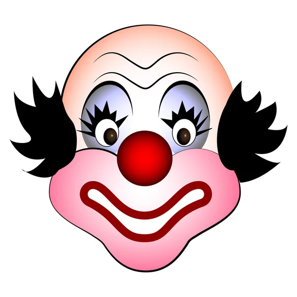 Lachende clown — Stockvector