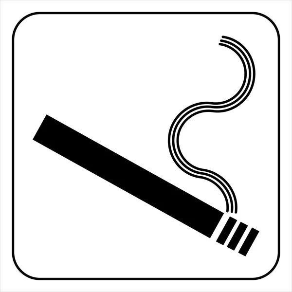 Smoking area symbol — Stock Vector