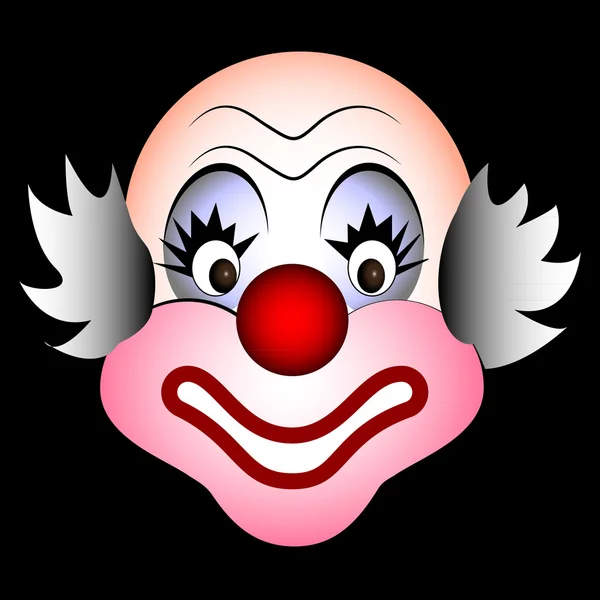 Lächelnder Clown — Stockvektor