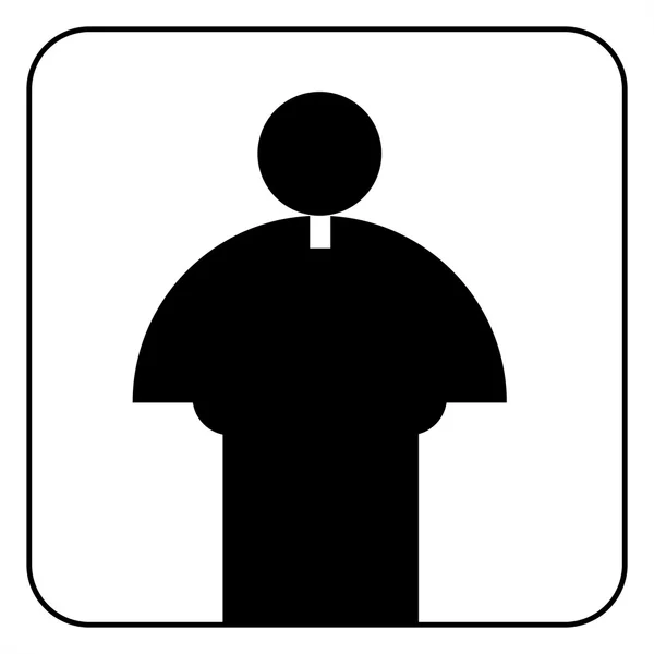 Père prêtre — Image vectorielle