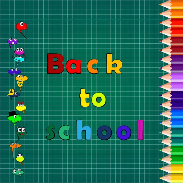 Back to school — Stock Vector