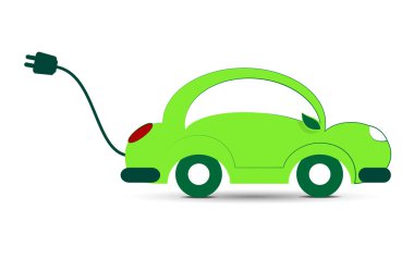 Eko elektrikli araba sembolü