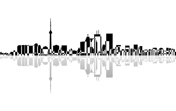 Ville Toronto panorama — Image vectorielle