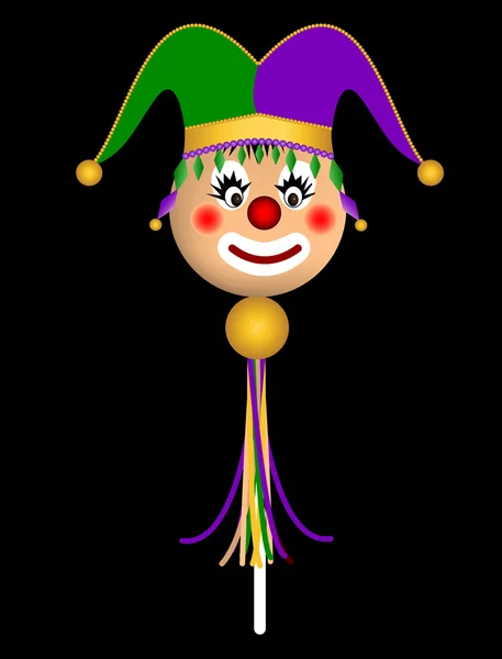 Court jester doll — Stock Vector