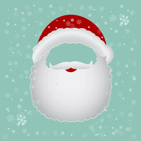 Santa Claus mask — Stock Vector