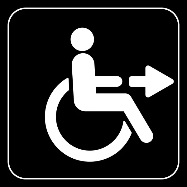 Handicap pictogram — Stockvector