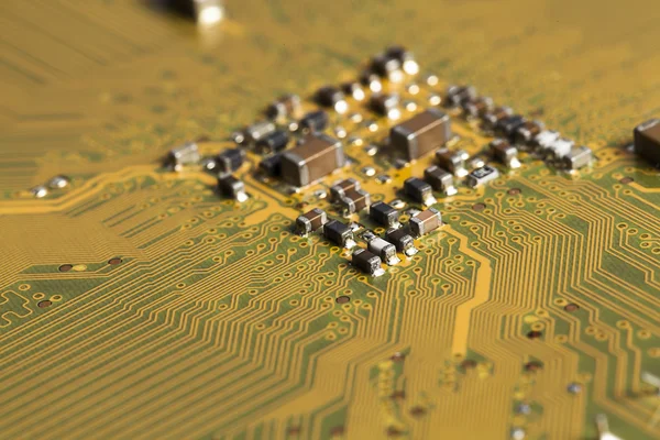 Motherboard, processor connection, chip — Stock Photo, Image