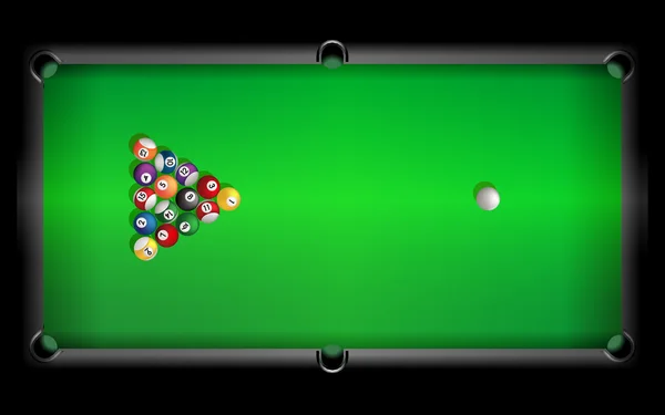 Table de billard — Image vectorielle