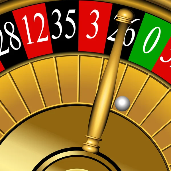 Roulette wheel — Stock Vector