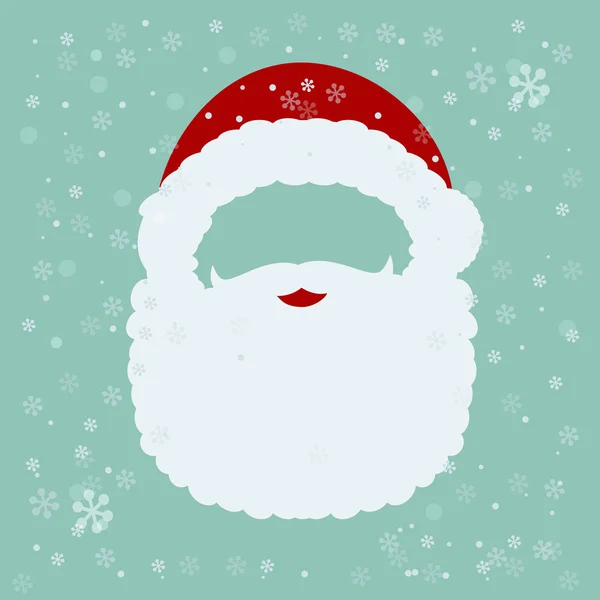 Masque du Père Noël — Image vectorielle