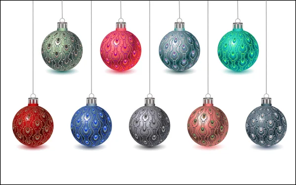 Boules de Noël — Image vectorielle