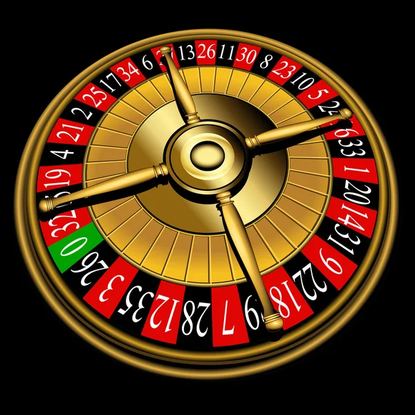 Roue de roulette — Image vectorielle