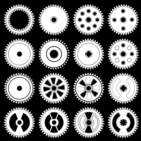Set of gears — Stock Vector