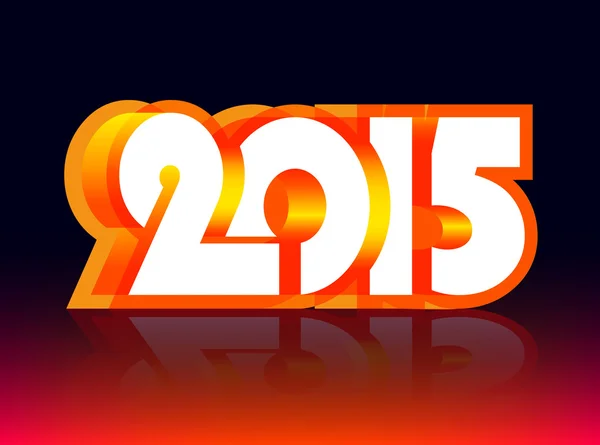 Feliz año nuevo 2015 — Vector de stock