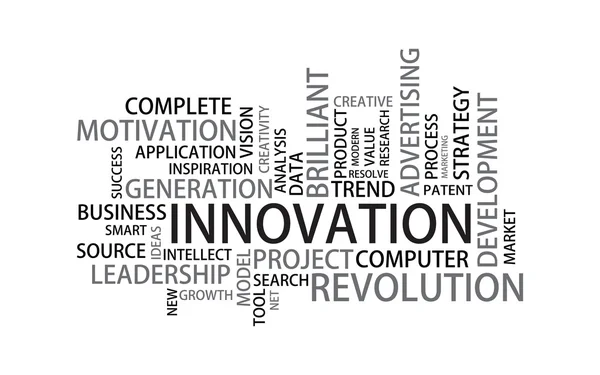 Innovazione tag cloud — Vettoriale Stock