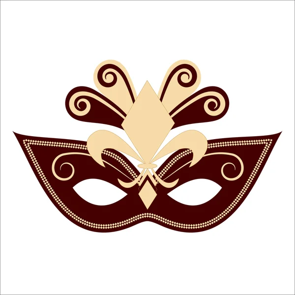 Illustration de masque de carnaval — Image vectorielle