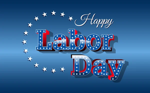 Labor Day, États-Unis d'Amérique — Image vectorielle