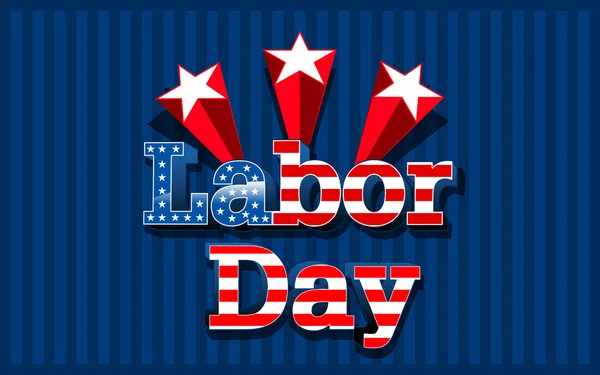Labor Day, United States of America — Stock Vector