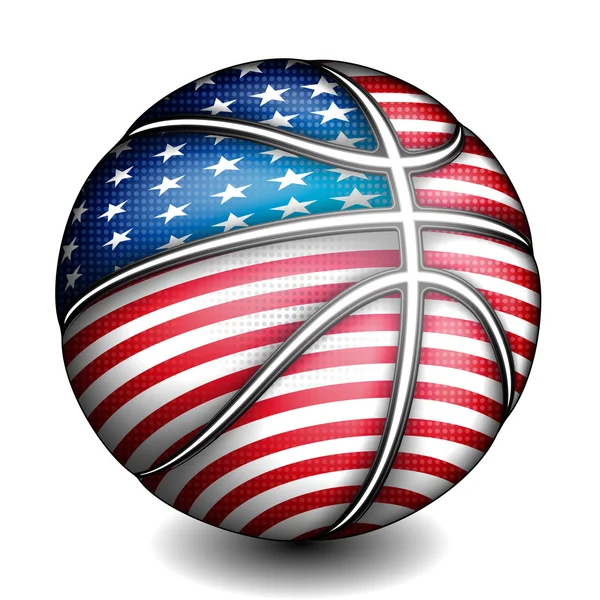 USA basketbal — Stockový vektor