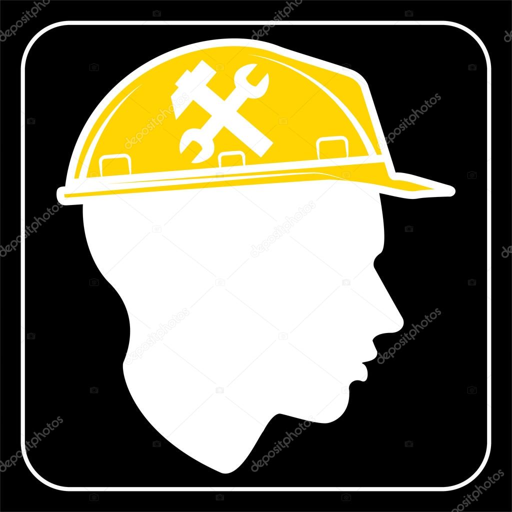 Worker sign - Construction Site