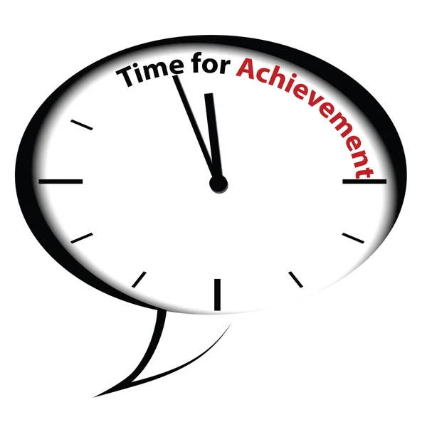 Bubble clock Time for Achievement — Stock vektor