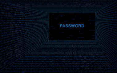 teknoloji bintary arka plan